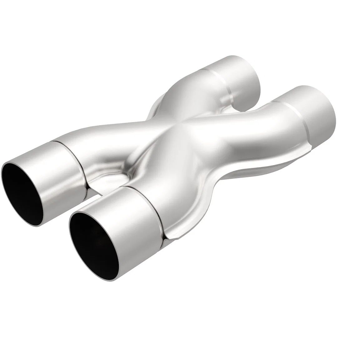 10791 – MAGNAFLOW Exhaust Crossover Pipe, Stainless Steel 2-1/2 Inch Diameter Inlet 2-1/2 Inch Outlet Diameter 12 Inc...